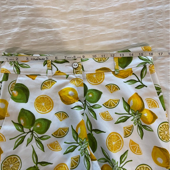 Isaac Mizrahi Citrus Print Women's Shorts Size 4 - Picture 11 of 12